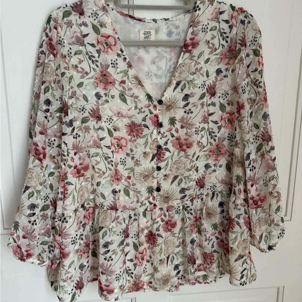 Floral Chiffon Blouse